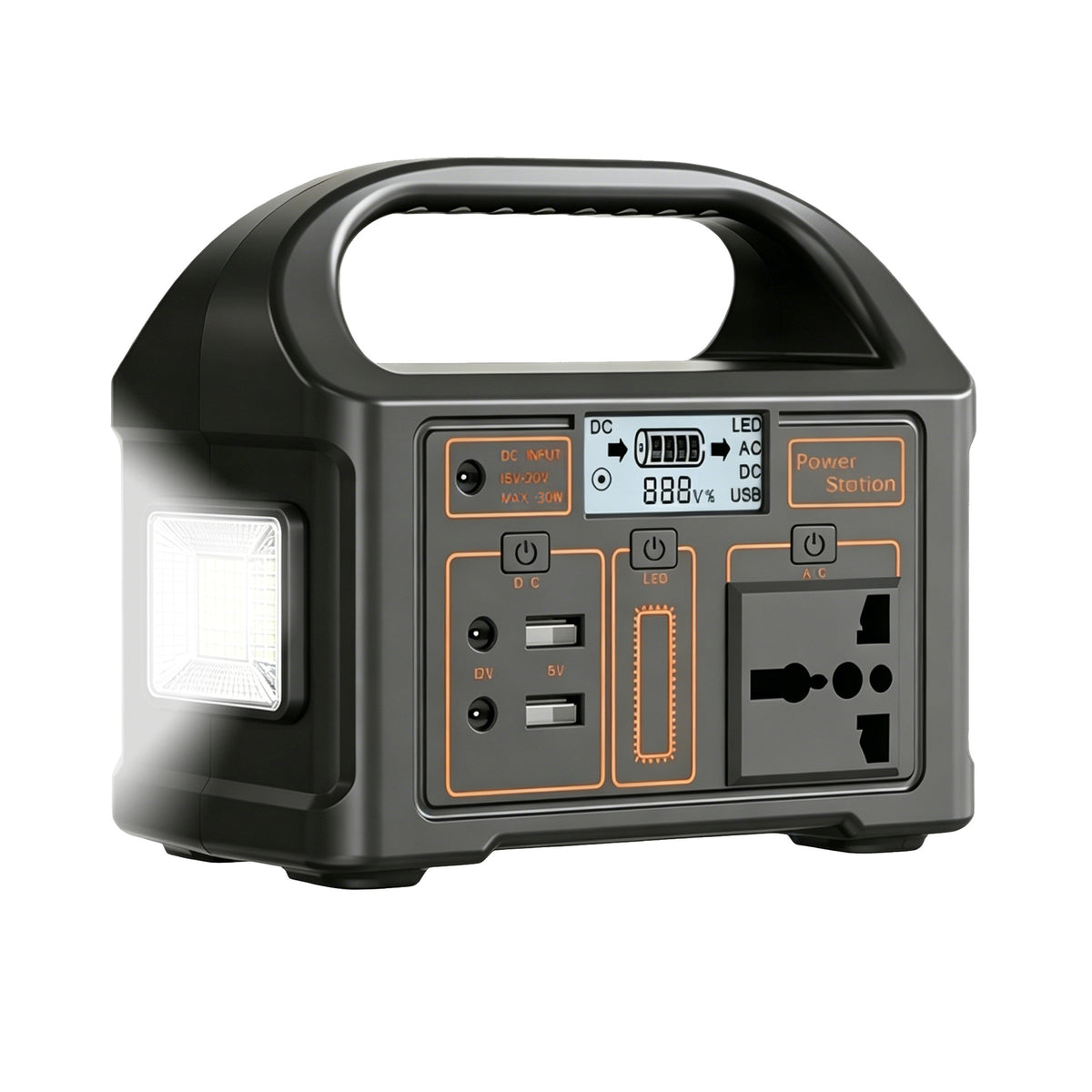 Portable Solar Power Station with AC Outlet