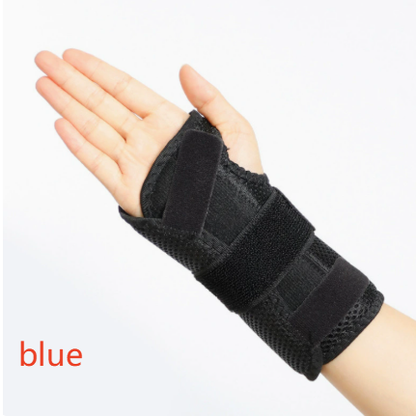 Breathable Steel Plate Wrist Brace Adjustable Velcro Anti-Twist Joint Support for Sports and Injury Care